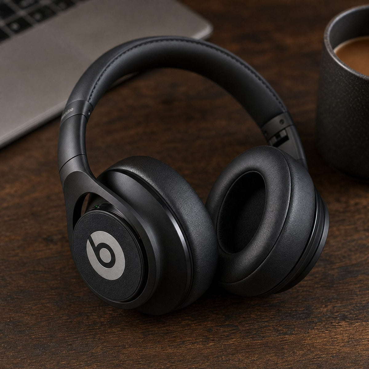 Replacement ear pads for Beats Executive, in use