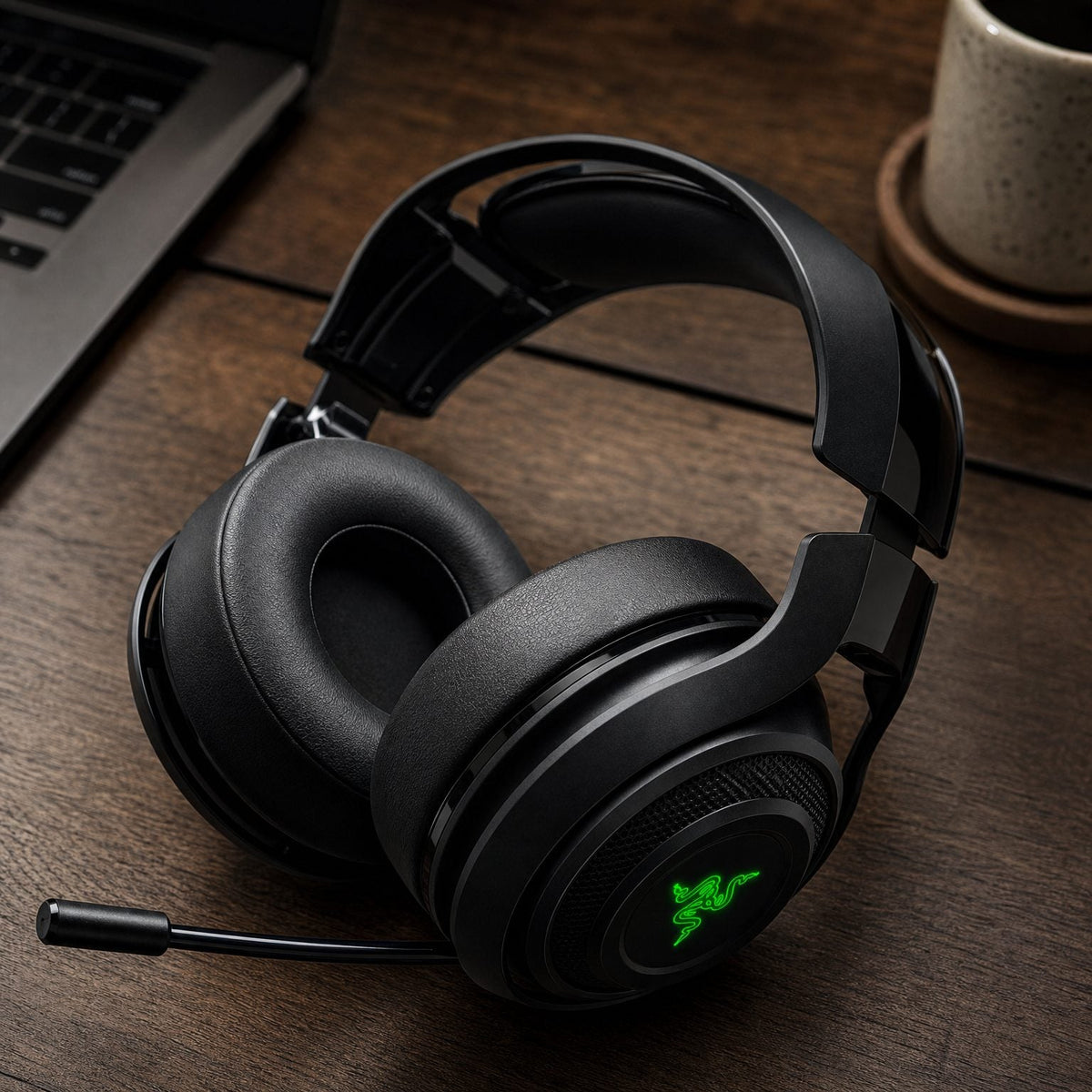 Gąbki do słuchawek Razer ManO'War Series, w użyciu
