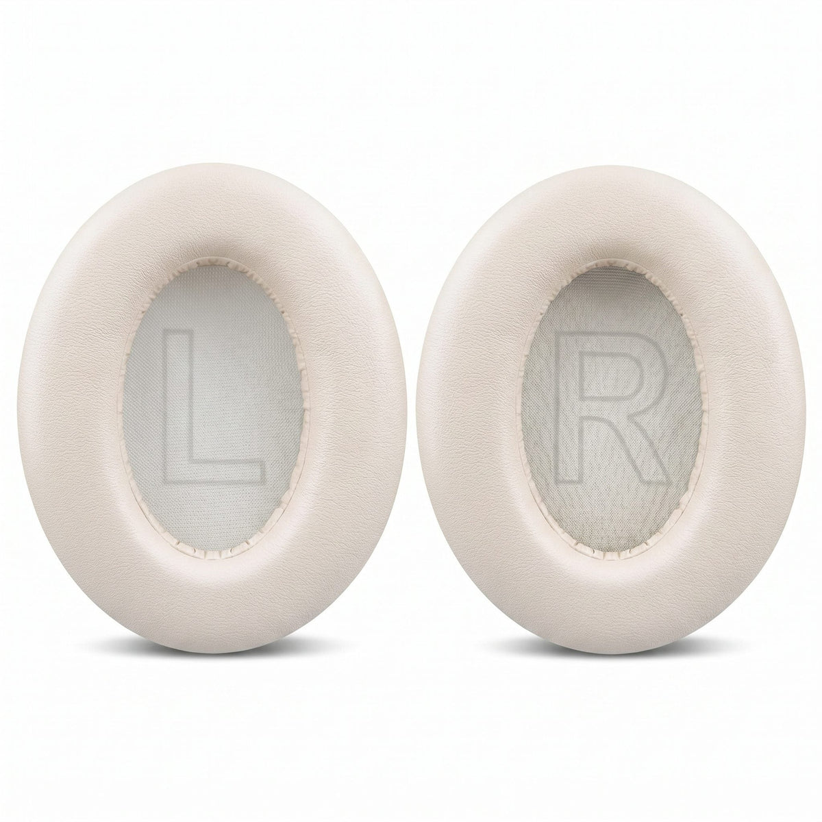 Replacement ear pads for Soundcore Q11i, Cream PU leather