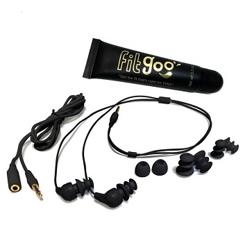 Black Swimbuds 100% Waterproof Headphones