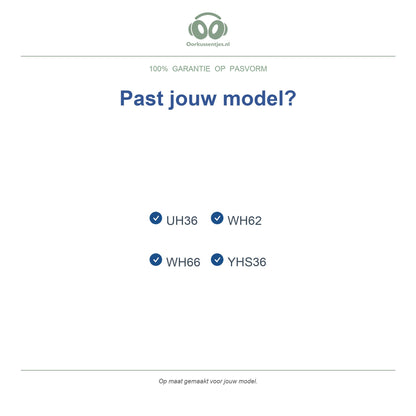 Oorkussens voor Yealink WH62 / WH66 / UH36 / YHS36 – Geschikt voor WH62, WH66, UH36, YHS36 (Mono & Dual, Teams/UC)