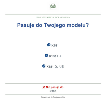 Gąbki do słuchawek AKG K181 / K181 DJ / K181 DJ UE, kompatybilne modele