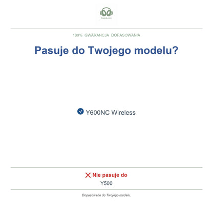 Gąbki do słuchawek AKG Y600NC Wireless, kompatybilne modele