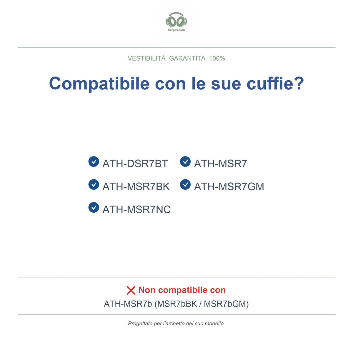 Archetto per Audio-Technica ATH-MSR7