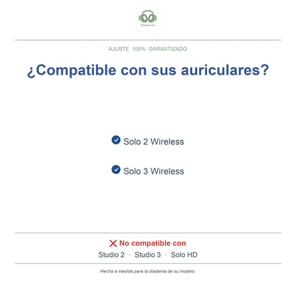 Diadema de repuesto para Beats Solo 3 / Solo 2, modelos compatibles