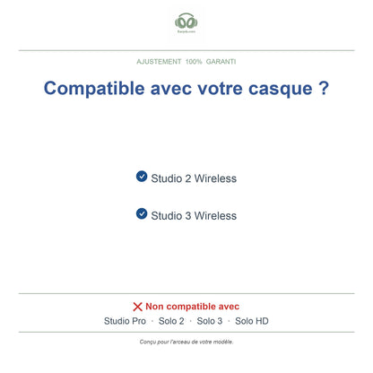 Arceau pour Beats Studio 3, modèles compatibles