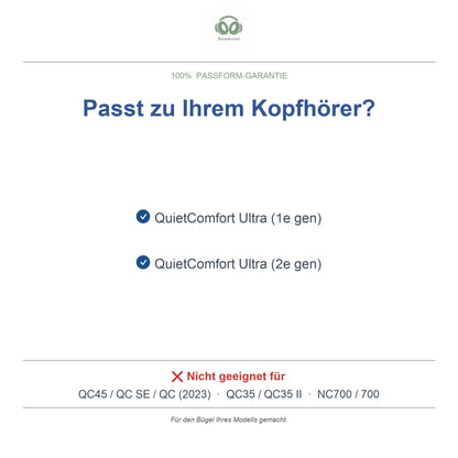 Kopfband für Bose QC Ultra, kompatible Modelle