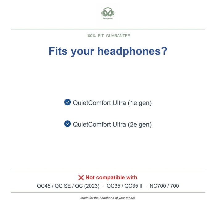 Kopfband für Bose QC Ultra, kompatible Modelle