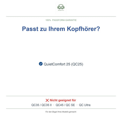 Kopfband für Bose QC25, kompatible Modelle