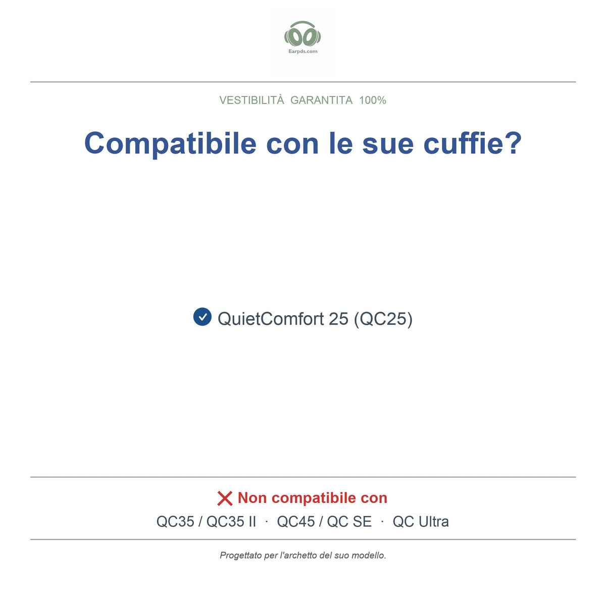Archetto per Bose QC25