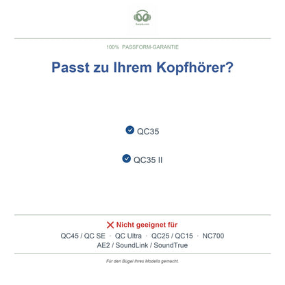 Kopfband für Bose QC35, kompatible Modelle