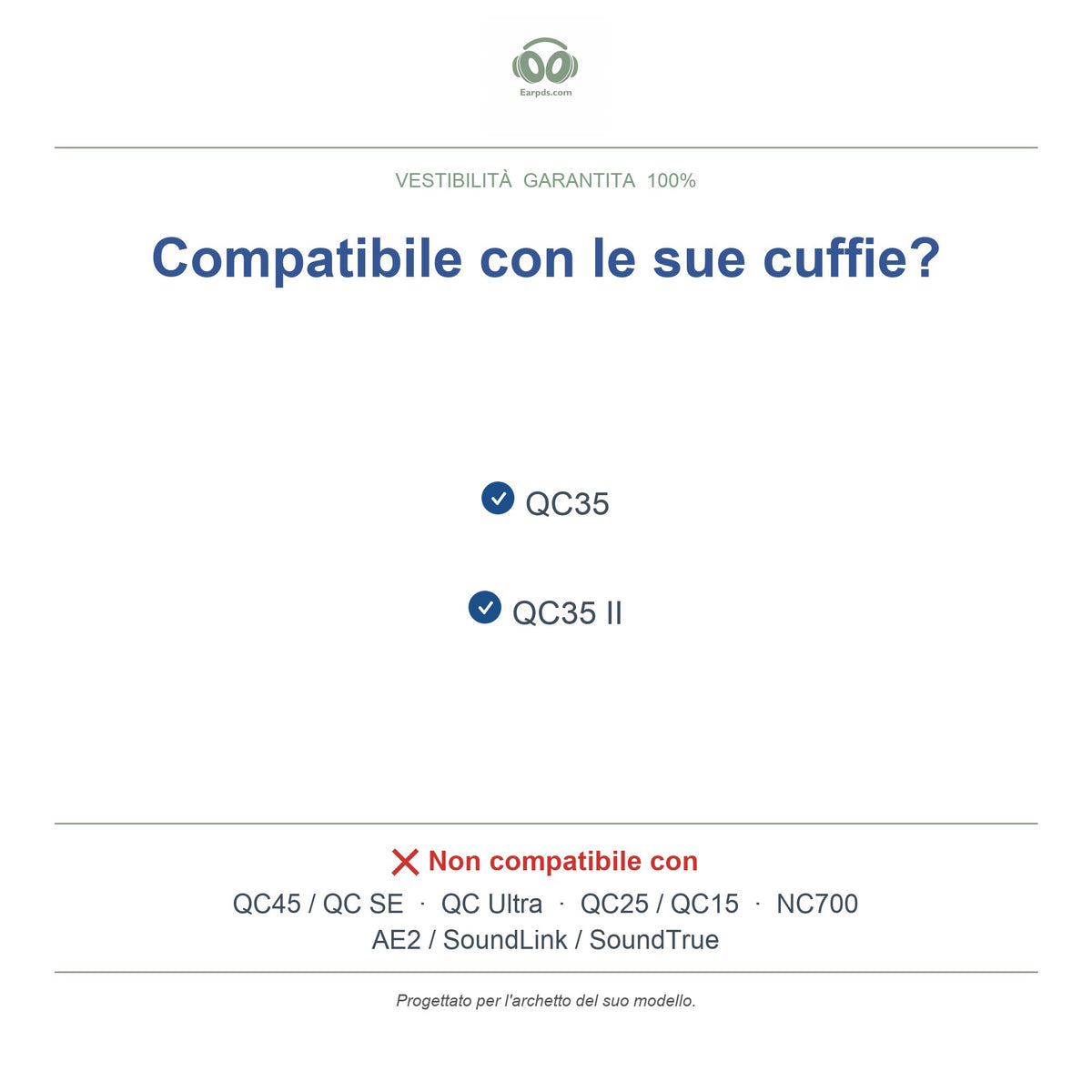 Archetto per Bose QC35