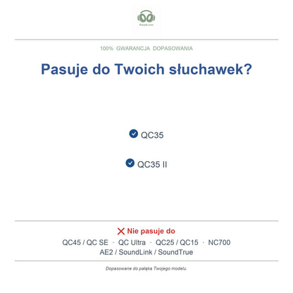 Pałąk do słuchawek Bose QC35, kompatybilne modele