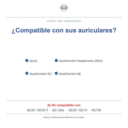 Diadema de repuesto para Bose QC45, modelos compatibles