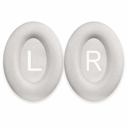 Oorkussens voor Bose QC45 Serie – Geschikt voor QC45, QC SE, QuietComfort 2023 en meer Wit Kunstleer
