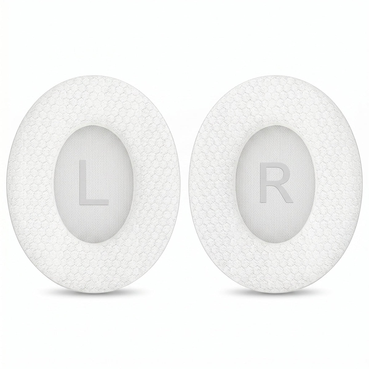 Replacement ear pads for Bose QC45 Series, White Mesh