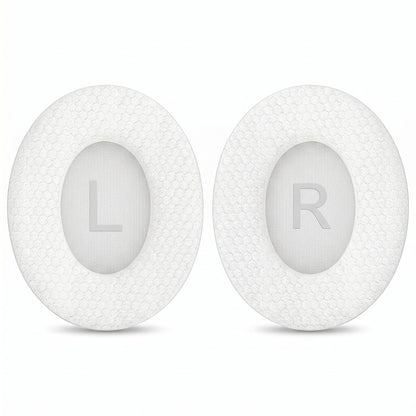 Replacement ear pads for Bose QC45 Series, White Mesh