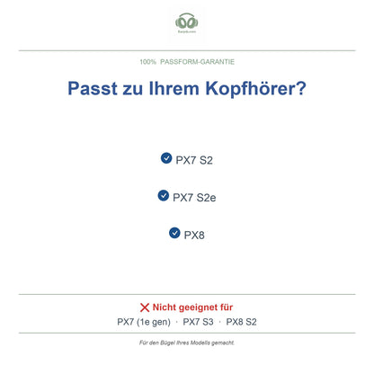 Kopfband für Bowers & Wilkins PX8 / PX7 S2, kompatible Modelle