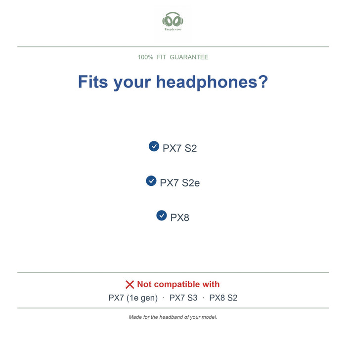 Kopfband für Bowers & Wilkins PX8 / PX7 S2, kompatible Modelle