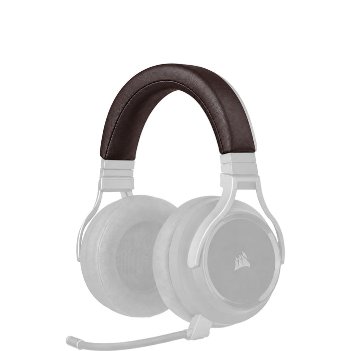 Kopfband für Corsair Virtuoso RGB Wireless, Braun Kunstleder