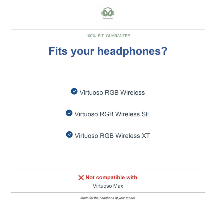 Kopfband für Corsair Virtuoso RGB Wireless, kompatible Modelle