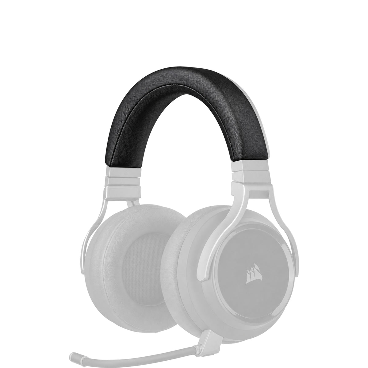 Kopfband für Corsair Virtuoso RGB Wireless – Ersatz-Kopfhörer-Kopfband, passend für Virtuoso RGB Wireless, SE und XT – nicht für Virtuoso Max — schwarz