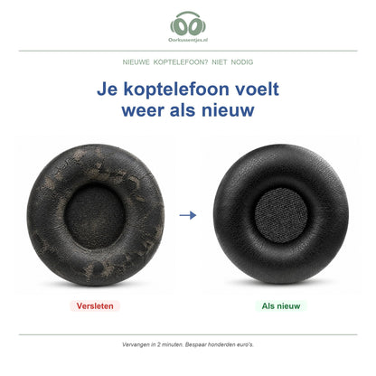 Coussinets pour Jabra PRO 920/930 & Série Biz – Aussi pour PRO 9400-9470, GN2000 et UC Voice — Avant et après