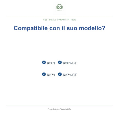 Cuscinetti di ricambio per AKG serie K361 / K371, modelli compatibili