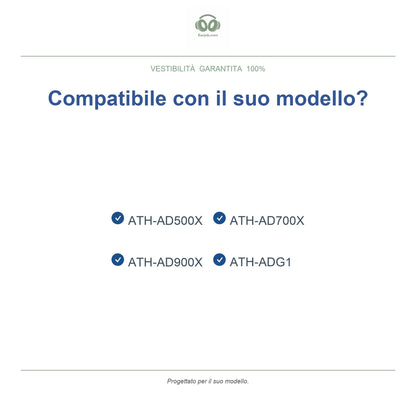 Cuscinetti di ricambio per Audio-Technica serie AD, modelli compatibili