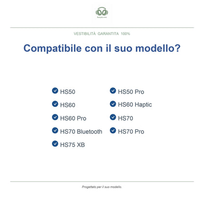 Cuscinetti di ricambio per serie Corsair HS50 / HS70, modelli compatibili
