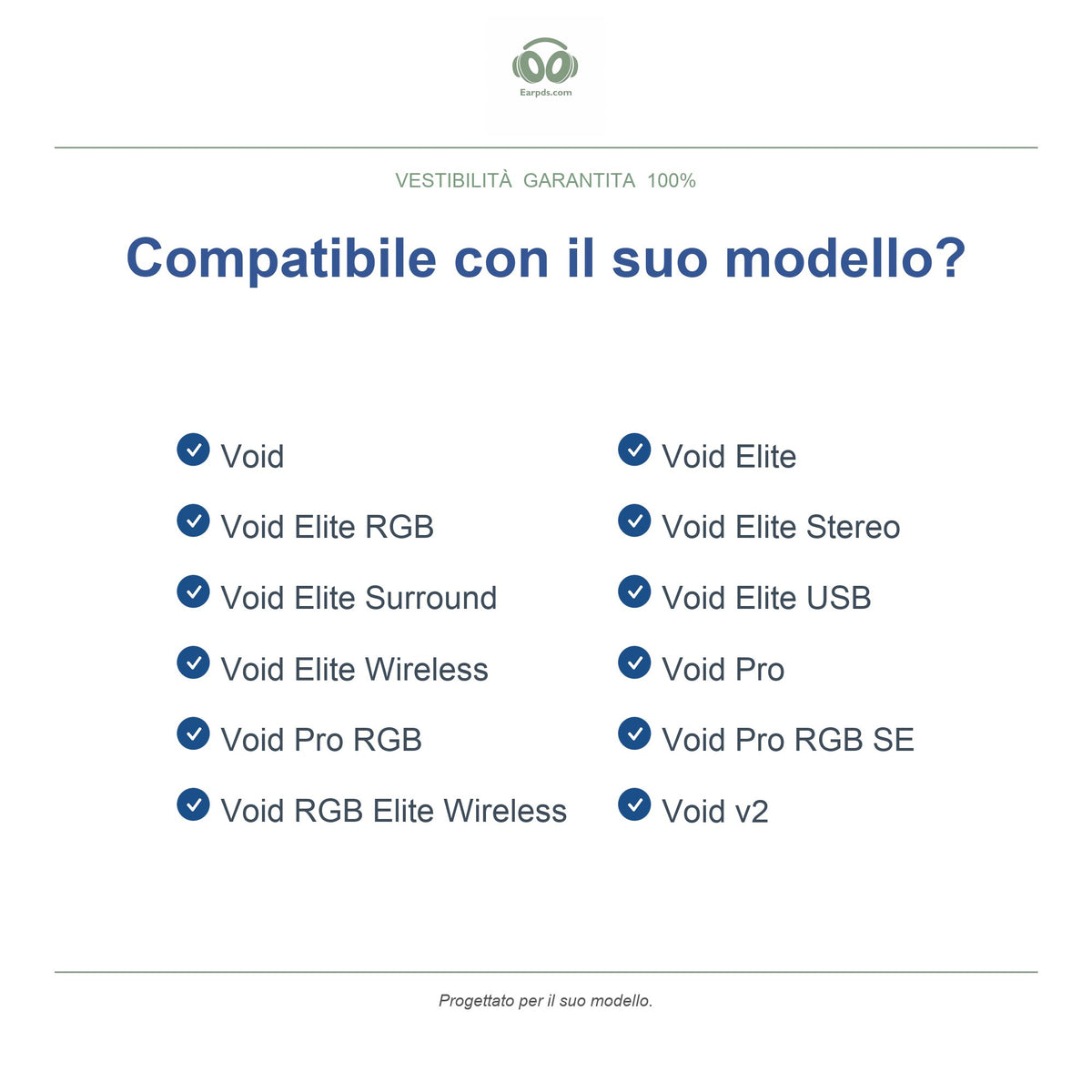 Cuscinetti per Corsair serie Void / Void Pro