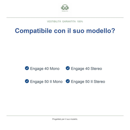 Cuscinetti per Jabra Engage 50 II & 40, modelli compatibili