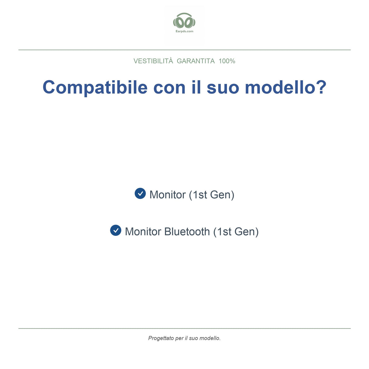 Cuscinetti di ricambio per Marshall Monitor I, modelli compatibili