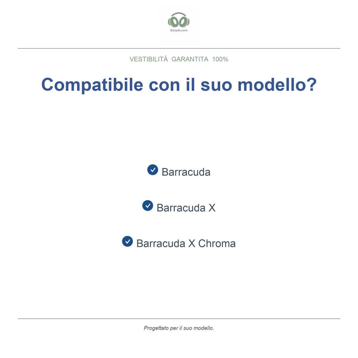 Cuscinetti di ricambio per Razer serie Barracuda, modelli compatibili