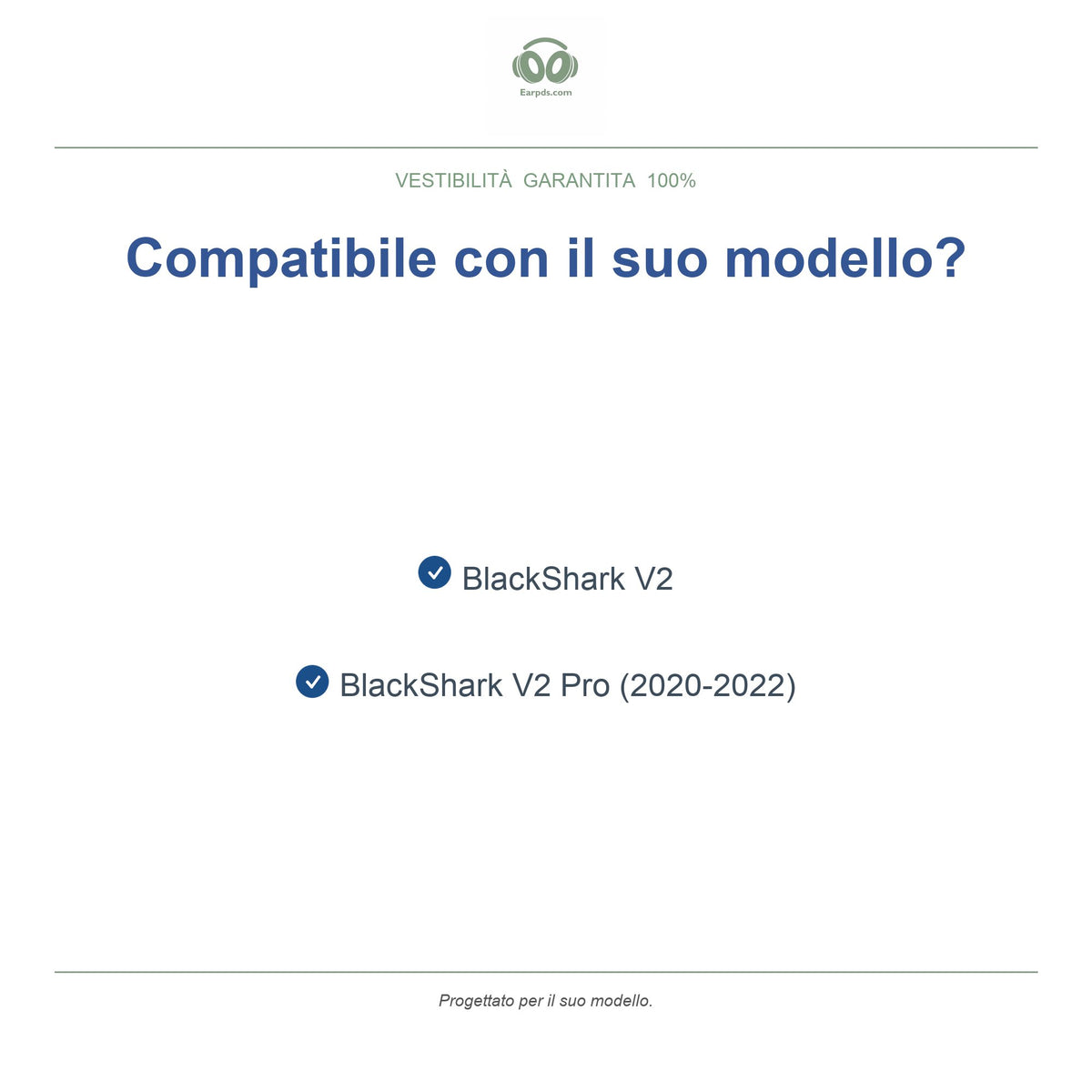 Cuscinetti per Razer serie BlackShark V2