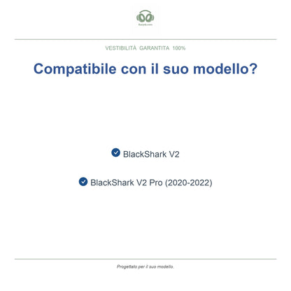 Cuscinetti di ricambio per Razer serie BlackShark V2, modelli compatibili
