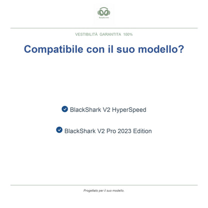 Cuscinetti di ricambio per Razer BlackShark V2 Pro 2023, modelli compatibili