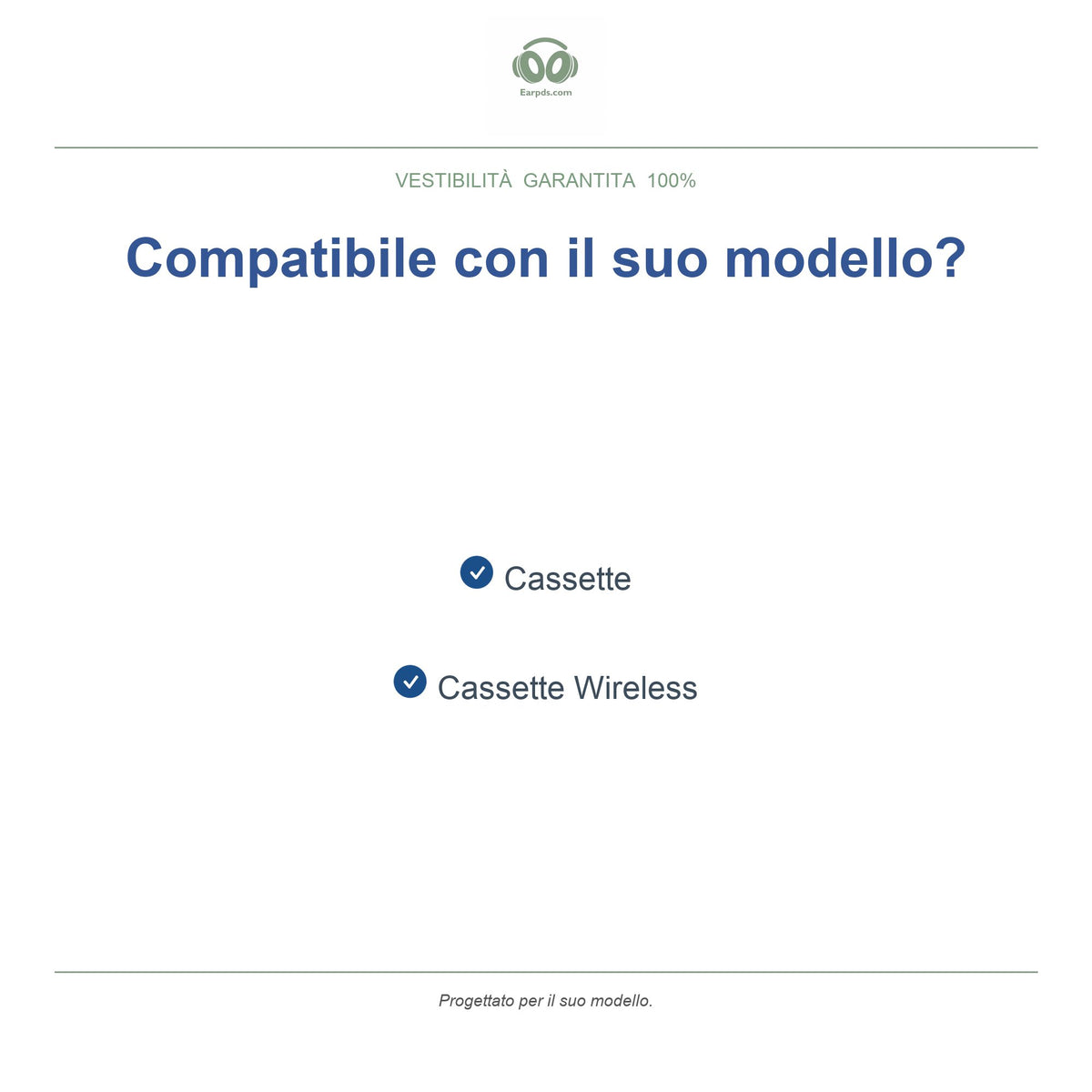 Cuscinetti per Skullcandy serie Cassette