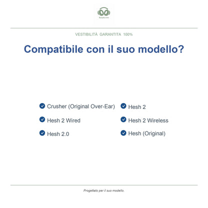 Cuscinetti di ricambio per Skullcandy serie Hesh / Hesh 2, modelli compatibili