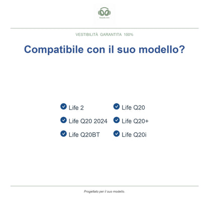 Cuscinetti di ricambio per serie Soundcore Life Q20, modelli compatibili
