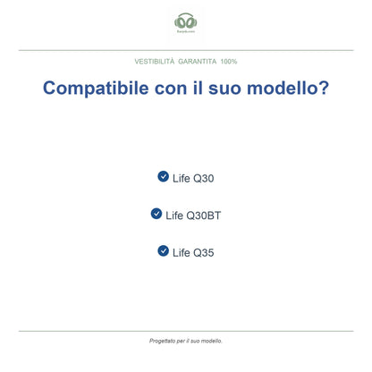 Cuscinetti di ricambio per Soundcore Life Q30 / Q35, modelli compatibili