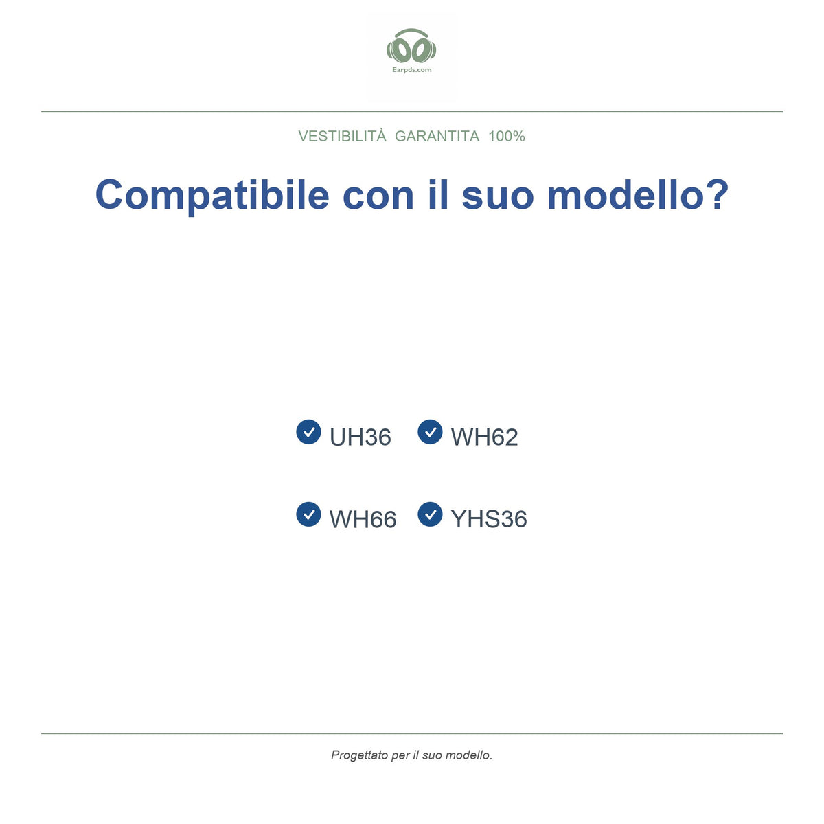 Cuscinetti per Yealink WH62 / WH66 / UH36 / YHS36, modelli compatibili