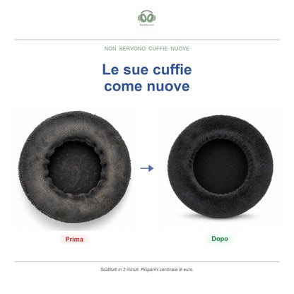 Cuscinetti di ricambio per AKG serie K240 / K271, prima e dopo