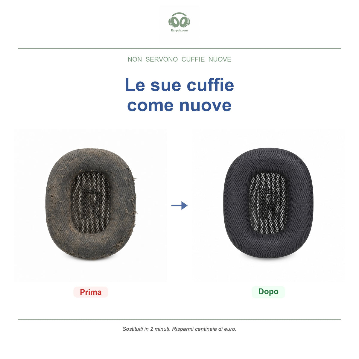 Cuscinetti per Apple AirPods Max