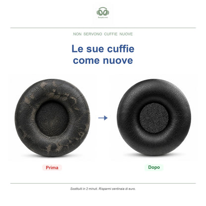 Cuscinetti per Jabra PRO 920/930 & serie Biz, prima e dopo