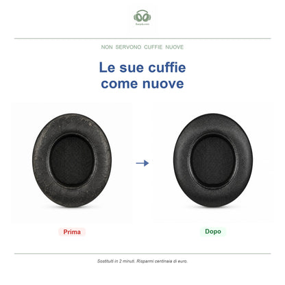 Cuscinetti di ricambio per Razer serie Kraken V2, prima e dopo