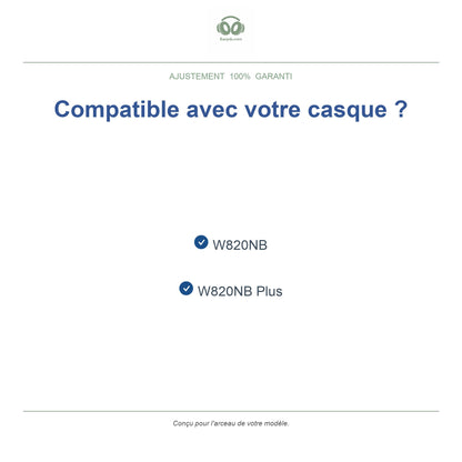 Coussin d'arceau pour Edifier W820NB, modèles compatibles