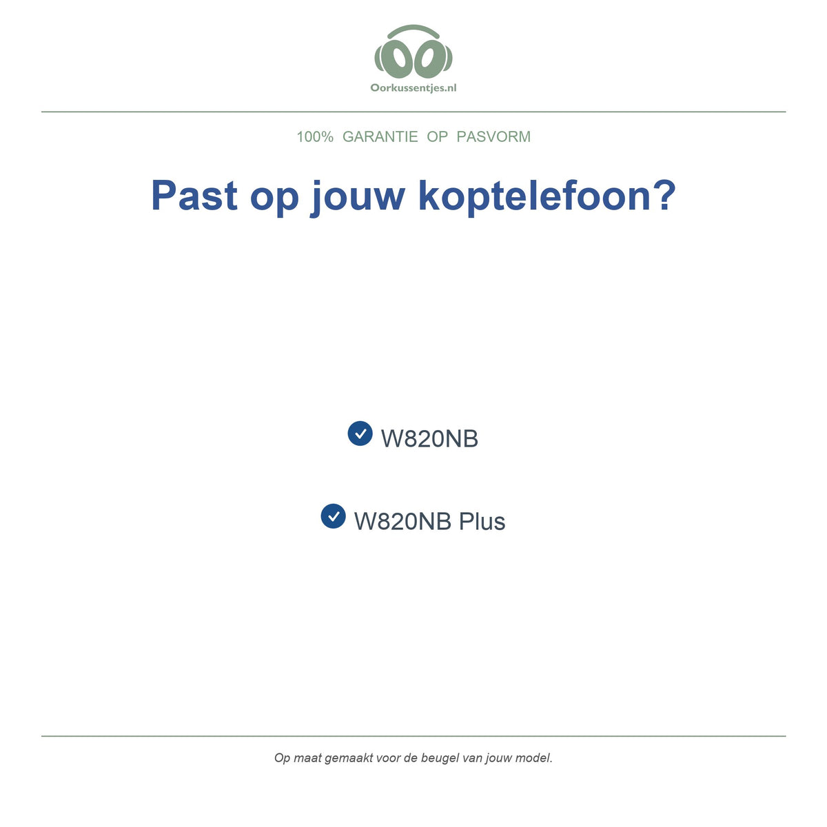 Kopfband für Edifier W820NB – Ersatz-Kopfhörer-Kopfband, passend für W820NB und W820NB Plus – kompatible Modelle
