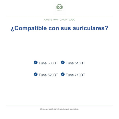 Diadema de repuesto para JBL Tune 500BT / 510BT / 520BT / 710BT, modelos compatibles