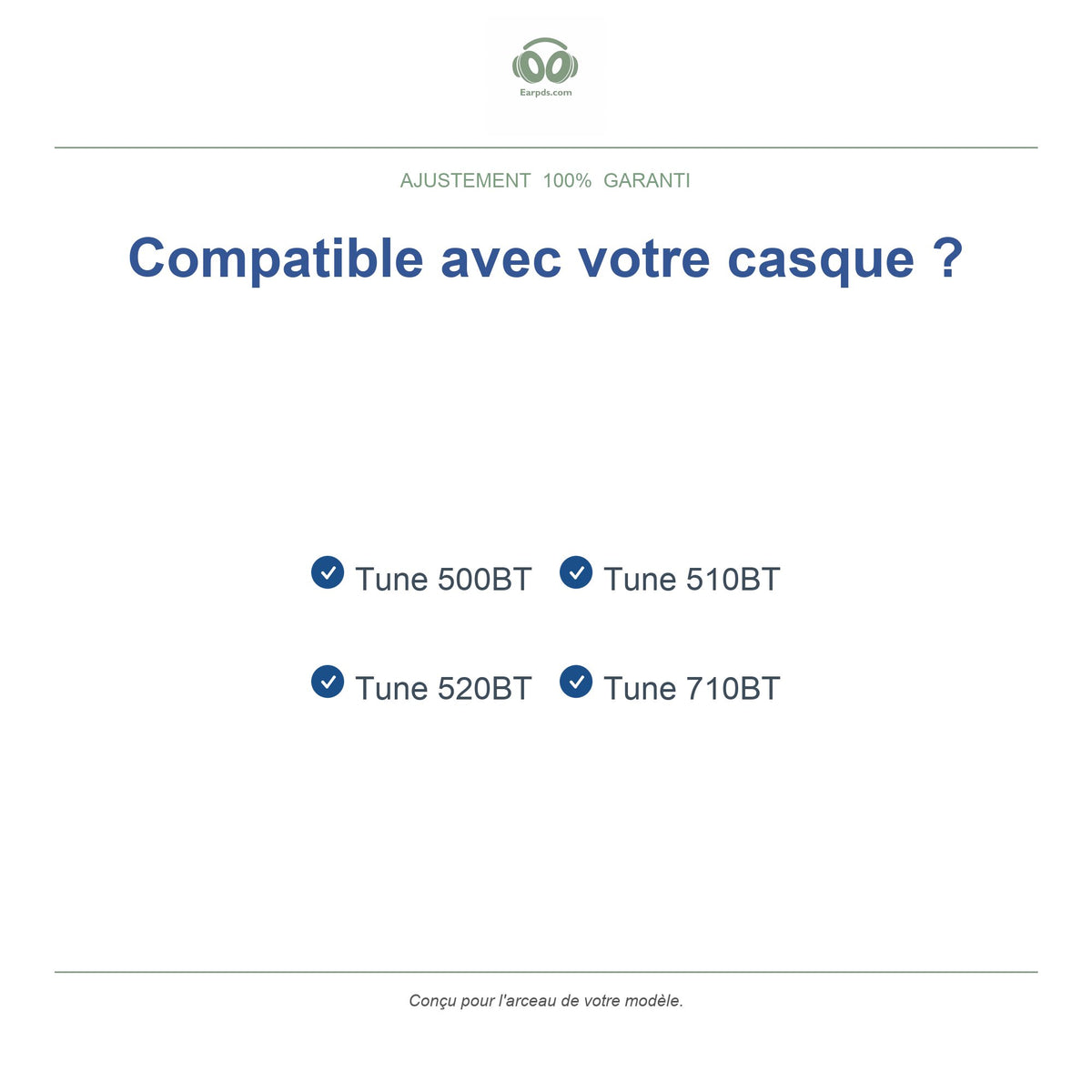 JBL, modèles compatibles